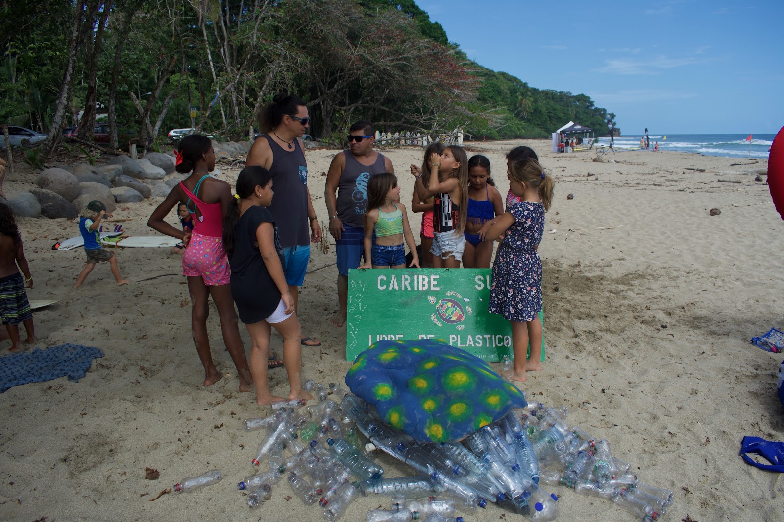Caribe sur libre plástico