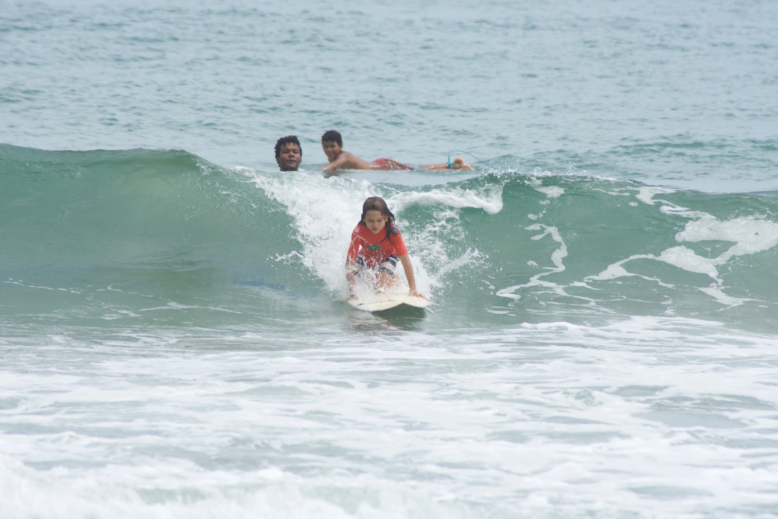 Surfing on the beach 2